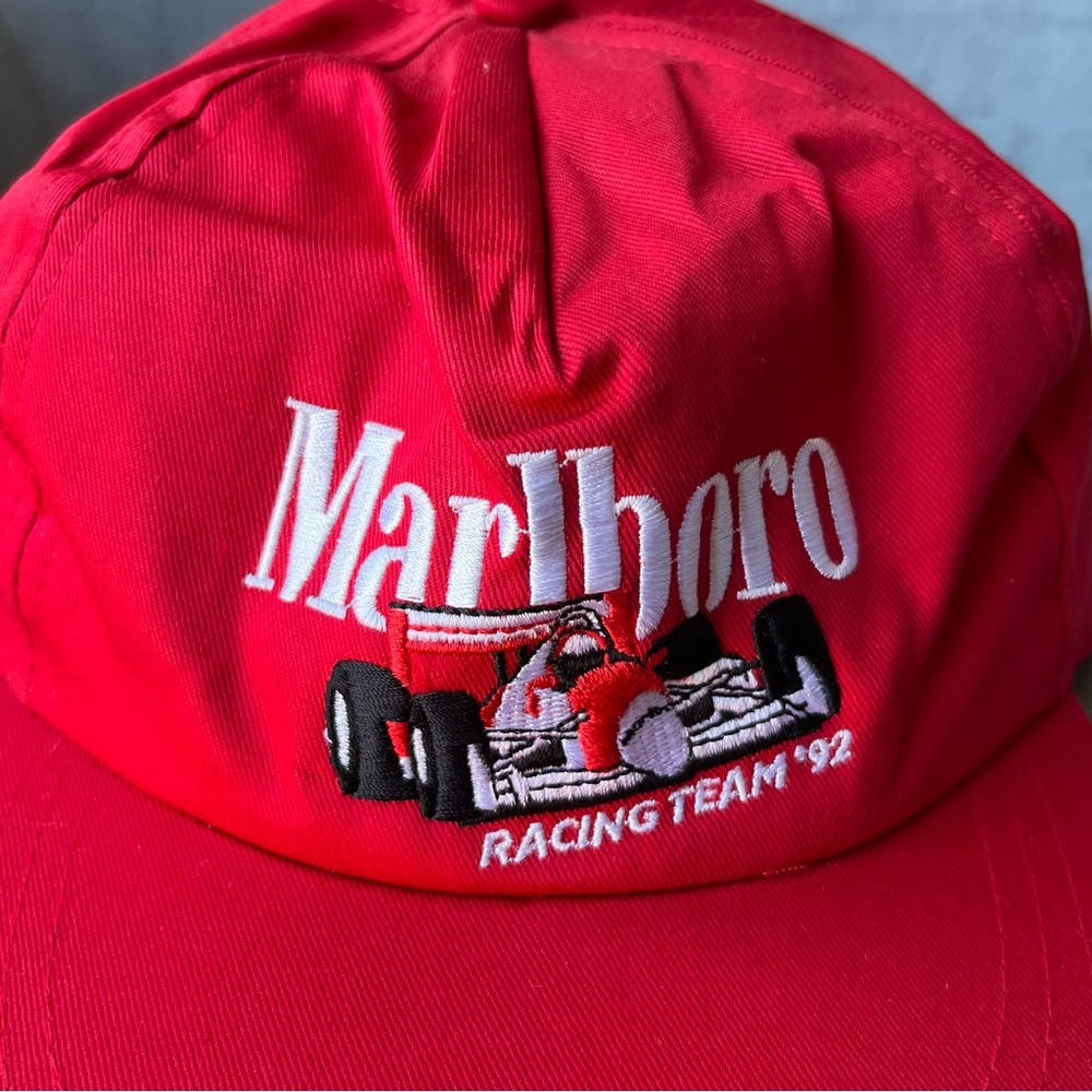 Red Racing Team Kids Cap - Picture 3 of 7